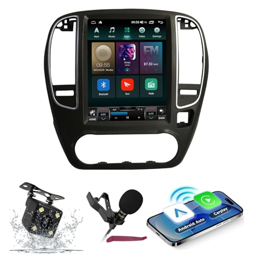 9.7' Vertical Screen Android 14 Autoradio for Nissan Sylphy (2005-2012) - GPS Navigation, Wireless Carplay, Bluetooth 5.0, HiFi FM Radio, 5G WiFi, SWC, Microphone, M100S