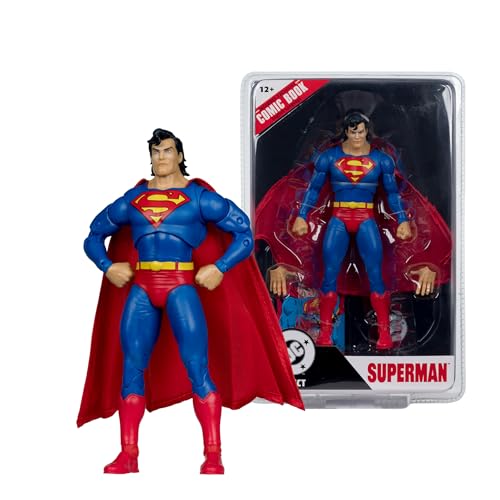 Superman Zero Hour McFarlane DC Direct figura de acción coleccionable de 7 pulgadas con cómic 7
