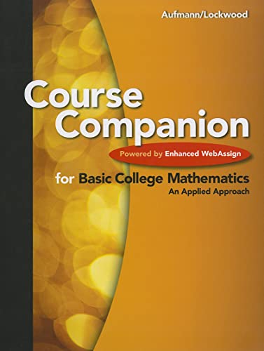 Course Companion for Basic College Mathematics: Powered by WebAssign