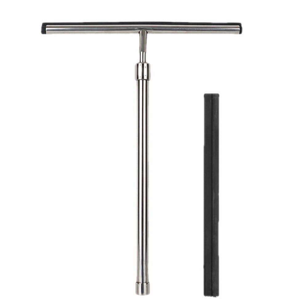Teuypty Shower Squeegee with Long Handle Telescoping Squeegee for Cleaning for Glass Doors, Tile Walls, Mirrors and Window
