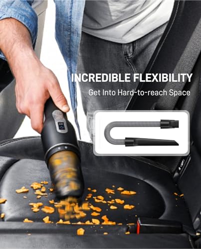 Fanttik Flexible Hose for Car Vacuum, Extended Cleaning Attachment for V7, V8, V9 Models