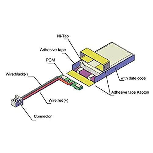 3.7V Rechargeable Polymer Lithium Battery 501430-180mAh Recording Pen Point Reading Pen Pedometer Environmental Protection Battery