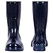 Asgard Women's Mid Calf Rain Boots Short Rubber Boots Waterproof Garden Shoes Starry Blue 39 (8.5)
