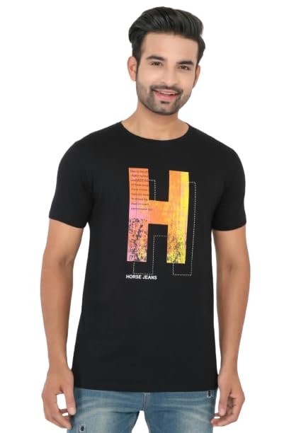 Acquiesce Diva Creation Men Regular Fit Cotton Round Neck Half Sleeve T-Shirt