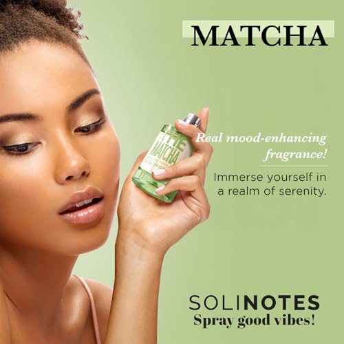 Image of Solinotes Matcha Eau de Parfum, Vanilla & Almond, Long-Lasting, 1.7 Fl Oz