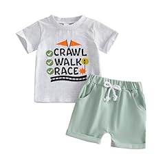 Crawl Walk Race Gray