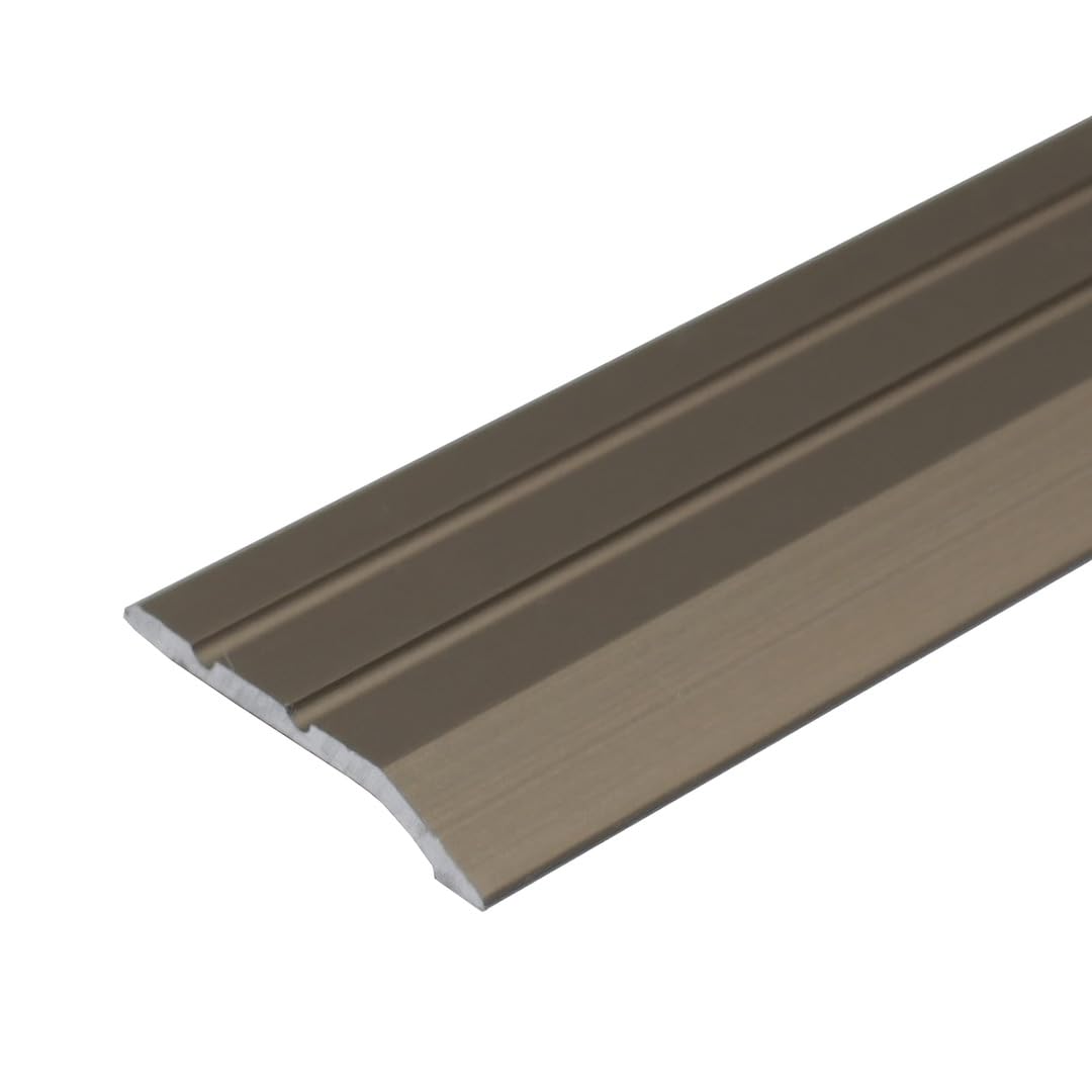 Cayrus Champagne A01 30Mm Anodised Aluminium Door Threshold Ramp Profile - 2.7M
