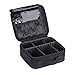 Neceser de Maquillaje, LOSMILE Bolsa de Maquillaje para Viaje,Impermeable Organizador de Maquillaje, Bolso de Cosméticos con divisors Ajustable. (M-Negro)