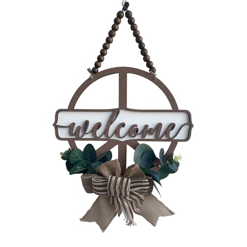 Condorpasea interchangeable 3D Welcome Sign for Front Door |Home/Farmhouse Porch