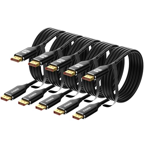 Câble DP 16K lot de 5 pour optimiser votre espace de télétravail multi-écrans