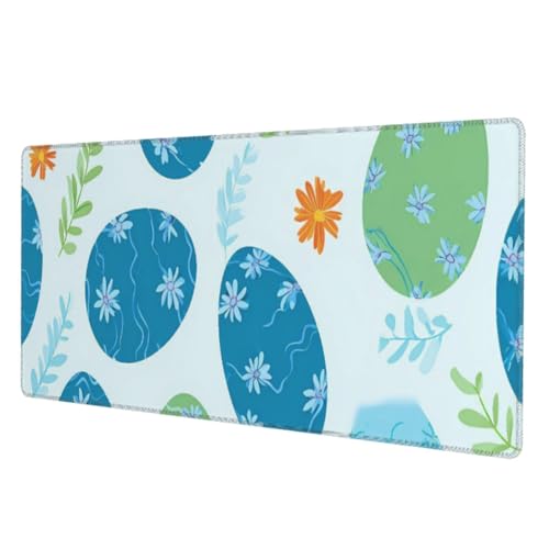 Tapis de souris de jeu de Pâques grand format antidérapant - 5