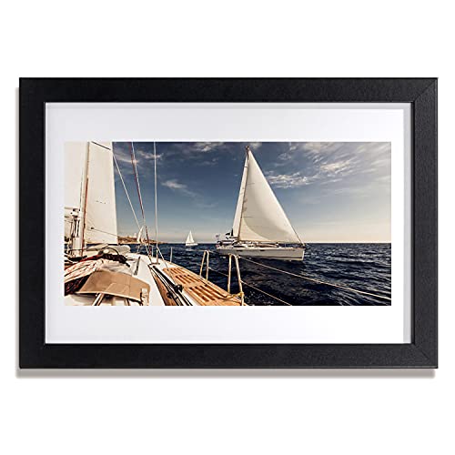 Photo salon chambre cadre MDF pour habiller un mur vide 30x20
