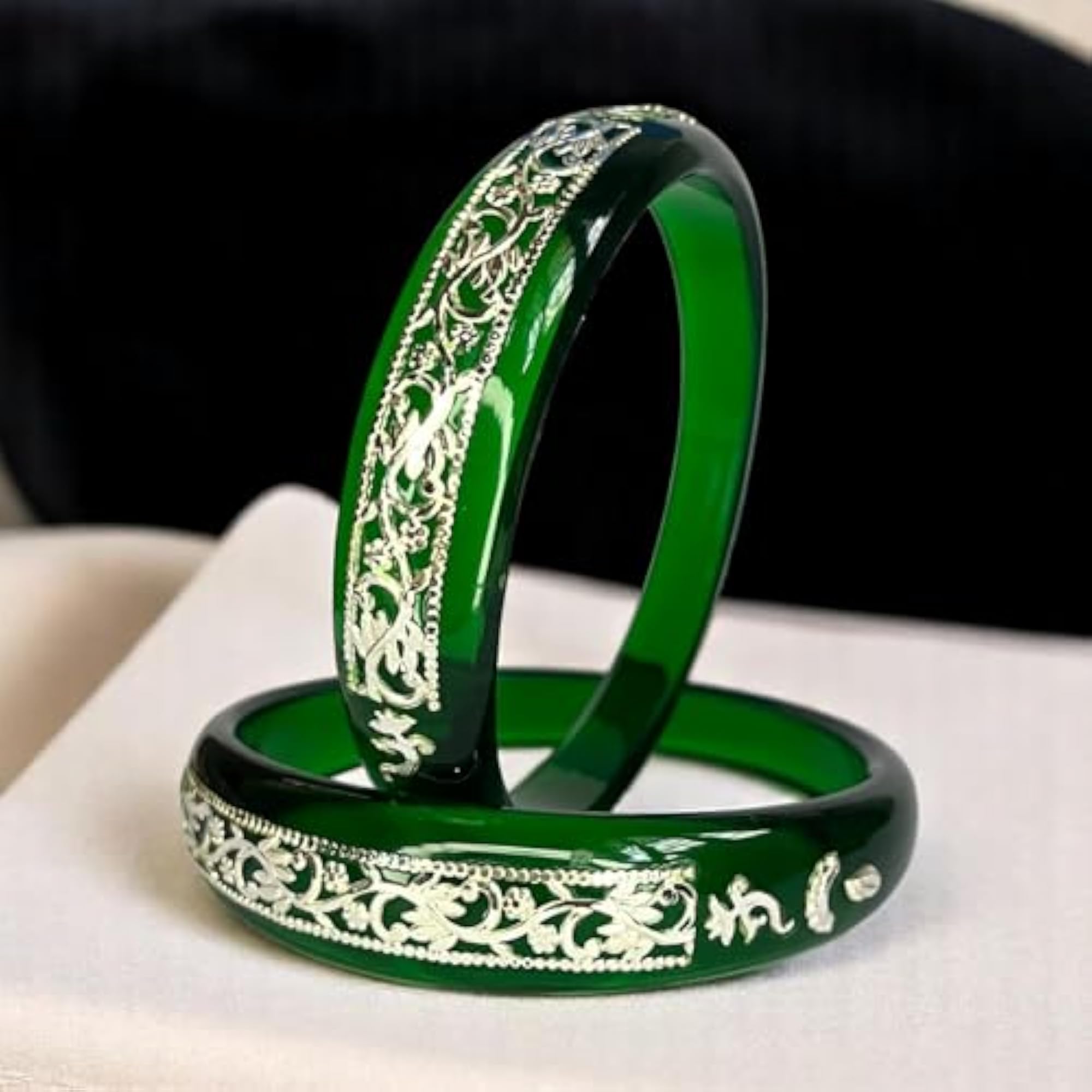 Women's 925 Pure Silver Pola Bangles with Purity Certificate