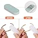 Accmor Ring Sizer Measuring Tool Including Metal Ring Sizer Mandrel, Finger Sizing Guage, Rubber Hammer, Jewely Cleaning Cloth, Buffing Bars and Polishing Agate for Men Women Jewelry Making