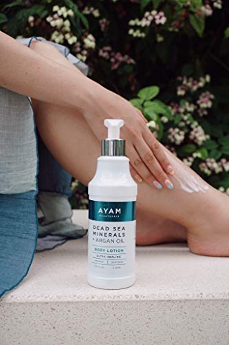 Ayam Beautycare Dead Sea Minerals + Argan Oil Body Lotion Intensive Repair, Soothe And Moisturize Ultra Healing Formula, Repairs Dry And Damaged Skin 13.5 Fl Oz #TOP6