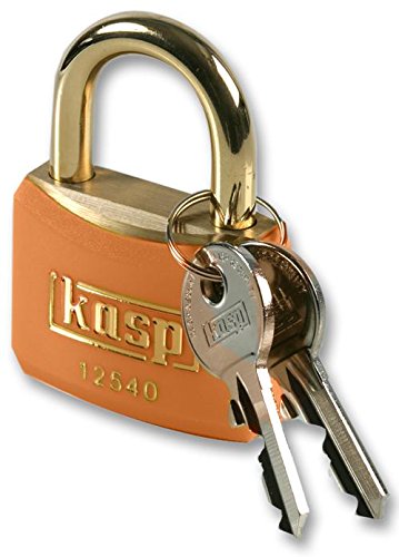 K12440YELA1 - Lucchetto di sicurezza, in ottone, 40 mm, colore: Giallo KA