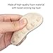 Dr. Foot's Supination & Over-Pronation Corrective Shoe Inserts, Medial & Lateral Heel Wedge Insoles for Foot Alignment, Knee Pain, Bow Legs, Osteoarthritis - 3 Pairs (Beige)