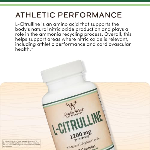 Double Wood Supplements DWLCI L Citrulline Supplement