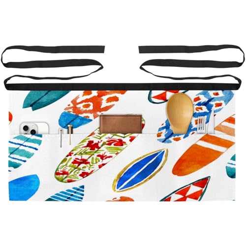 Demi-tablier avec poches pour le nettoyage de la maison et le restaurant