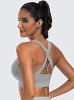 MIRITY Sport BH Damen Fitness Kreuzträger Verstellbare Träger Starker Halt 3er Pack – Ansicht 4