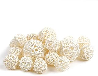 Qingbei Rina Wicker Rattan Balls Bag, Garden, Wedding, Party Decorative Crafts, House Ornaments