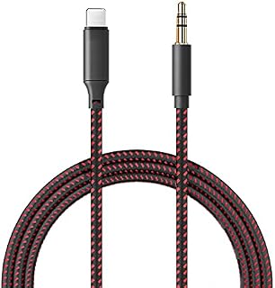 Aux Cable for iPhone in Car 3.5mm Aux Adapter Aux Lead Aux cord Compatible with iPhone 11/X/8/7 for Car Stereo/Headphones/Speaker