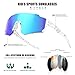 SEKKAF Kids Sunglasses Youth Baseball Sunglasses for Boys Girls Softball Sports Sun Glasses UV Protection