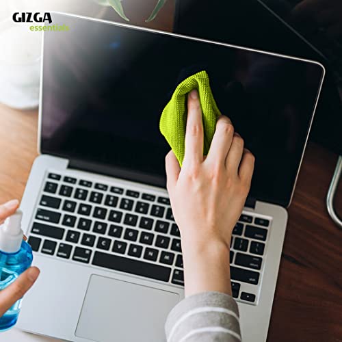 Image of Gizga Essentials Microfiber Cloth, 240 GSM, Highly Absorbent Multipurpose Cloth for Laptop, Mobile Screen Cleaning, Automotive Microfibre Towels for Car Bike Cleaning Polishing, Kitchen Cloth, 10 unit