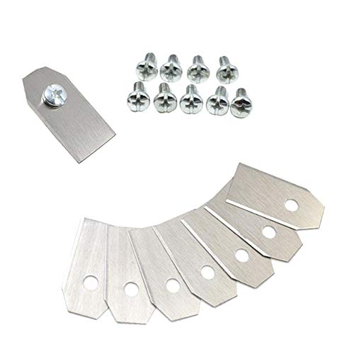 Hellycuche 30PCS Garden Mower Cutter Edges Mower Grass Cutter Accessories