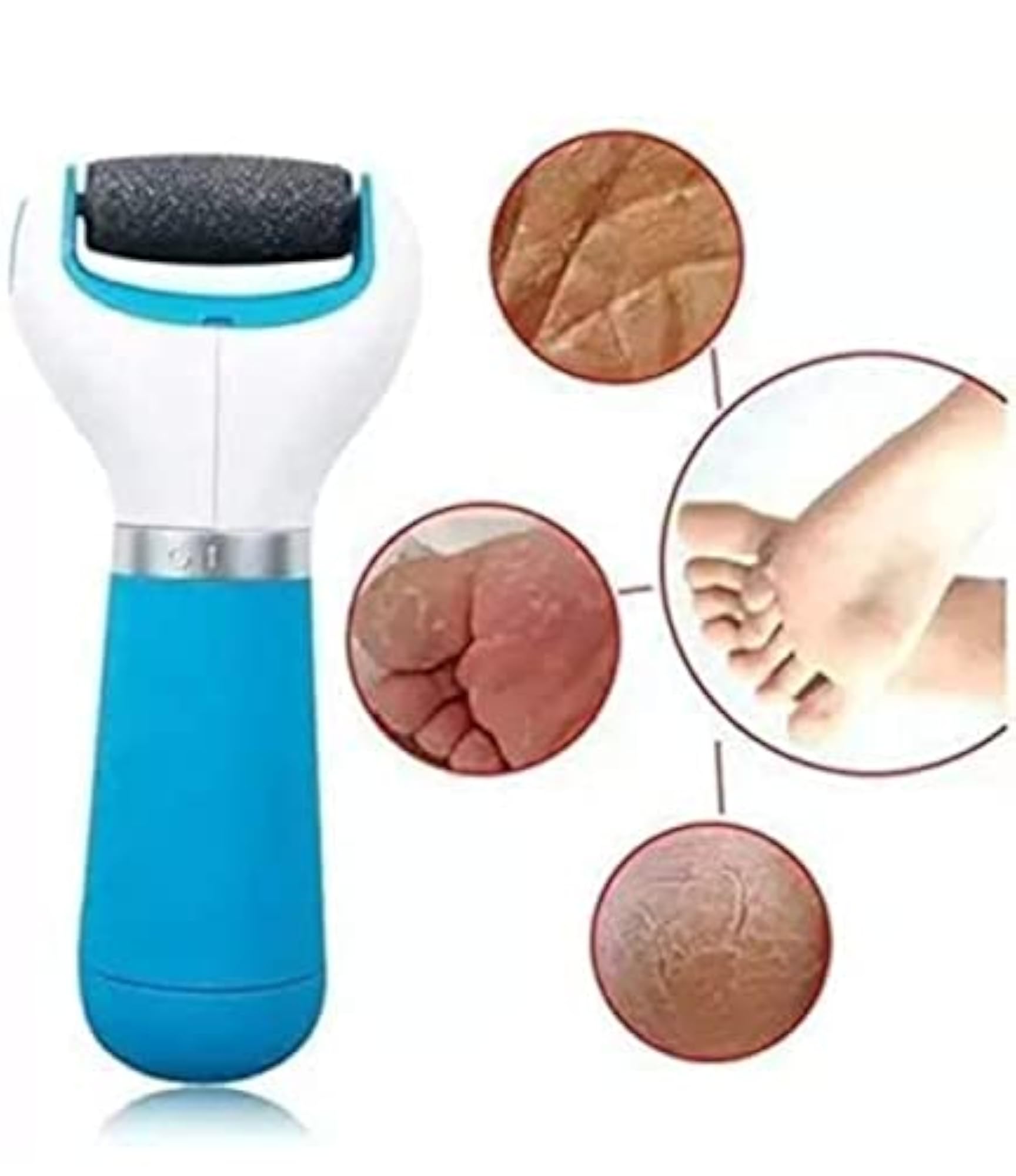 Battery Operated Electric Foot Scrubber for Smooth Feet