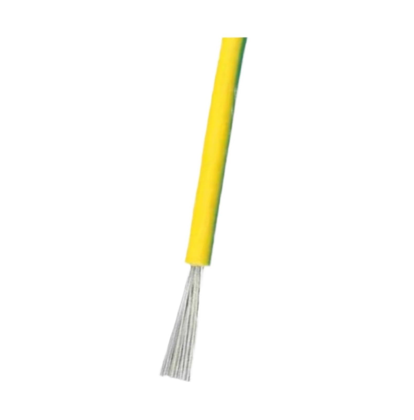 Cable electrónico UL1007 de 5/10m, línea 16AWG 18AWG, Cable de Cobre estañado con Aislamiento de PVC(Yellow Green,10m 16AWG)