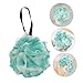 NOLITOY 4pcs Soft Body Exfoliating Shower Ball Gentle Bath Scrubber for Convenient Cleaning Lightweight Pe Mesh Balls Green Gray for All Skin Types