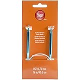 Boye 16-Inch Aluminum Circular Knitting Needles, Size 10