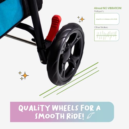Carrinho para animais de estimação Pet & Pets Double Decker - azul-petróleo