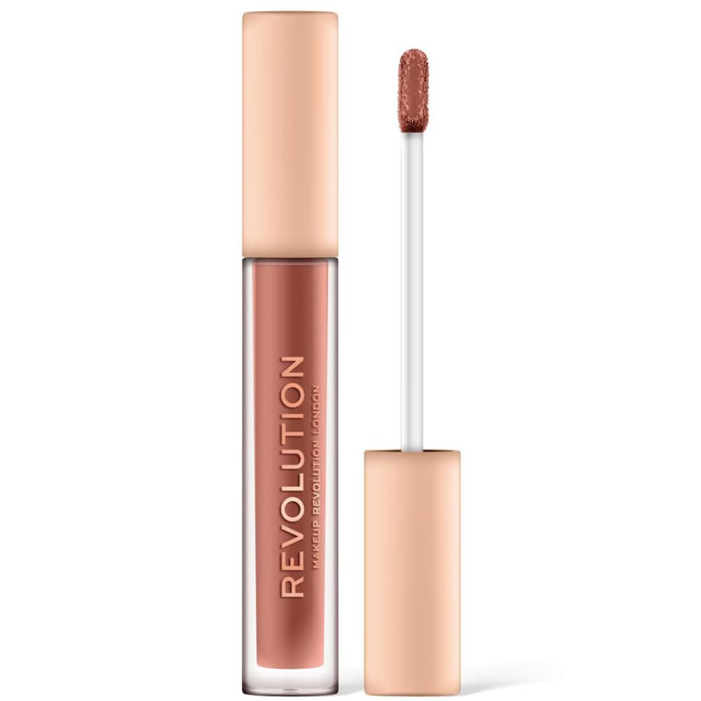 Makeup Revolution - Płynna szminka - Nudes Collection Matte - Undressed