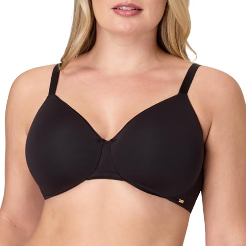 Image of Bali Womens T-Shirt Bra, Cotton Collection Underwire Bra for Women, Full Coverage, Moisture-Wicking