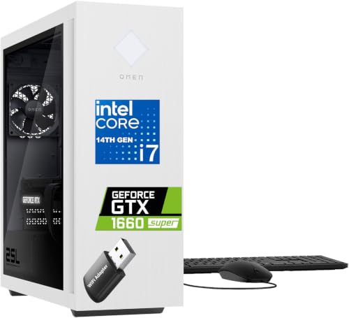 Image of HP OMEN 25L Gaming Desktop Intel i7-14700F GTX 1660S 6GB, 16GB RAM 1TB