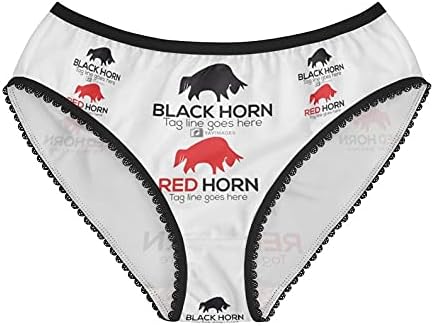 Horn Logo Design Panties, Horn Logo Design Underwear, Briefs, Cotton Briefs, Funny Underwear, Panties For Women