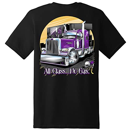 Ladies All Class No Gas XX-Large Short Sleeve Tshirt Black