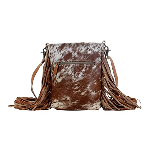 Myra Bag female Flouncy Cowhide Bag Upcycled Cowhide & Leather S-28503
