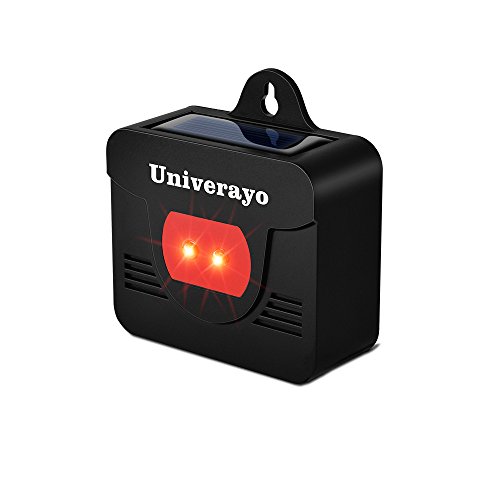 Univerayo Deer Repellent Solar Predator Control Lights Repels Nocturnal Animal Fox Raccoon Skunk Coyote Deterrent