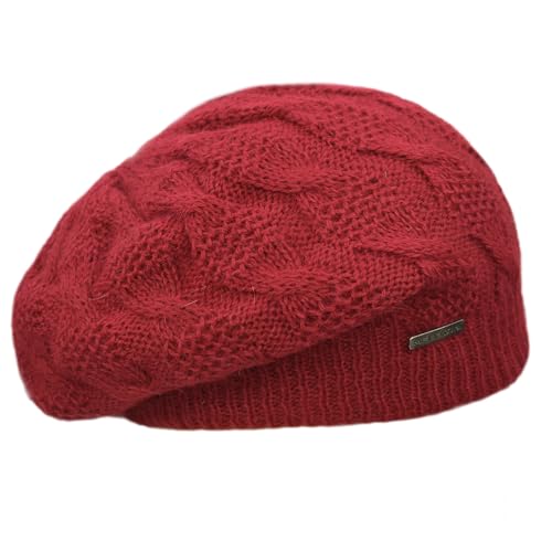 Laine et angora premium pour le bonnet tressé Melegari Pavia de luxe