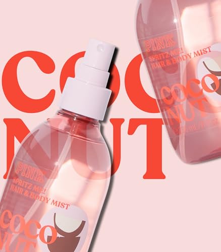 Image of Victoria's Secret PINK Hair and Body Mist, Coconut - 8 fl oz