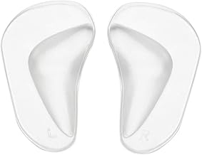 Orthopedic Arch Support, Comfort Elasticity Orthotic Insoles 10*55mm for Foot Shoes (Transparent)