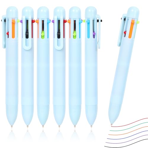 runisuoyuan 24 Pack 6-in-1 Multicolor Pens 0.7mm Fine Point
