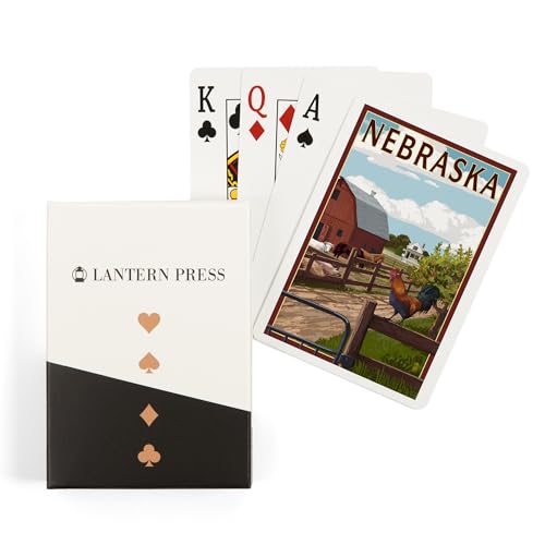 Baraja de Poker Nebraska Barnyard Scene 52 cartas