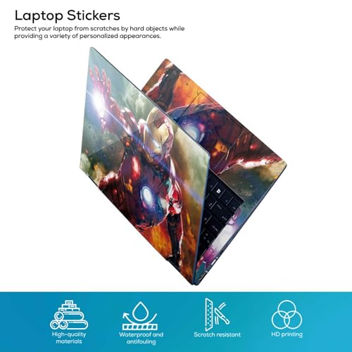 Image of Full Body Laptop Skin /Sticker /Cover Bubble-Free| Laminated| Removable| HD Quality Sticker for Laptops Upto 15.6 Inches Compatible with Hp /Dell /Acer /Lenovo /Asus etc.(DSGN-481)