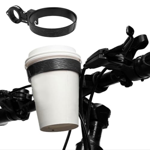 Porte-gobelet à café pour vélo VTT support portable en aluminium noir