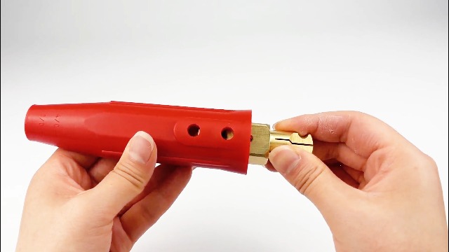 Image of 2 PCS CT-40FA Welding Terminals & 2 PCS LC-40 Welding Cable Connectors