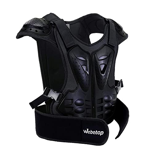 Webetop Dirt Bike Chest Protector Adults Men Motocross Chest Protector Armor Vest for Skiing L